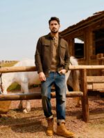 PJ PAUL JONES Mens Informal Shacket Cotton Twill Light-weight Jackets However... - Image 4