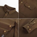 PJ PAUL JONES Mens Informal Shacket Cotton Twill Light-weight Jackets However... - Image 7