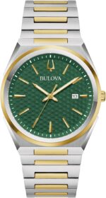 Bulova Mens Gown Basic Quartz Two Tone Stainless Metal Watch, Patte... - Image 2
