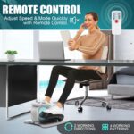 ANCHEER Beneath Desk Elliptical, Electrical Ellipse Leg Exerciser Whereas Si... - Image 4