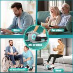 ANCHEER Beneath Desk Elliptical, Electrical Ellipse Leg Exerciser Whereas Si... - Image 6