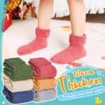 Eyean Child Wool Grip Sock Gentle Winter Heat Thick Non Slip Toddler Boy ... - Image 3