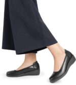 DREAM PAIRS Ladies's Low Wedges Heels Pumps Snug Slip-on Spherical T... - Image 8