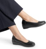 DREAM PAIRS Ladies's Low Wedges Heels Pumps Snug Slip-on Spherical T... - Image 9