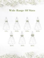 Yastouay Babys Breath Synthetic Flowers, 6Pcs Faux White Babys Breath... - Image 7