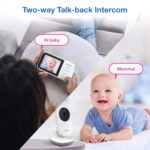 VTech VM819 Child Monitor with Digicam and Audio, 2.8” Display Transportable B... - Image 8