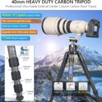 10 Layers 40mm Carbon Fiber Tripod with Exterior Middle Column Extremely S... - Image 3