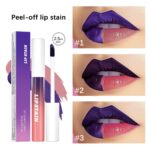 3 PCS Peel Off Lip Stain Lip Tint Set, Pinked Lip Stain Peel Off Matte... - Image 3