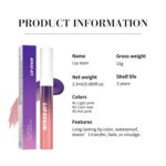 3 PCS Peel Off Lip Stain Lip Tint Set, Pinked Lip Stain Peel Off Matte... - Image 6