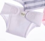 JC Toys Child Doll 4 Pack Cloth Diapers | Washable, Reusable, Adjustab... - Image 5