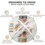 Lovely Child Play Fitness center and Tummy Time Mat - Delicate Cotton Mat with 4 Cu... - Image 5