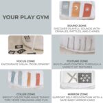 Lovely Child Play Fitness center and Tummy Time Mat - Delicate Cotton Mat with 4 Cu... - Image 6