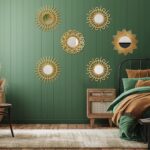 Namalu 6 Pcs Sunburst Mirror for Wall Decor, Small Circle Solar Espejos ... - Image 7