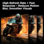 KOORUI 24.5" Gaming Monitor, 200Hz FHD 1080p IPS Show, 1ms, HDR400,... - Image 3