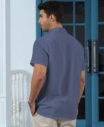 KYKU Hawaiian Shirt for Males: Tropical Summer season Seaside Brief Sleeve Button... - Image 4