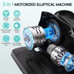 Beneath Desk Elliptical Machine,Electrical Elliptical Leg Exerciser for Se... - Image 3