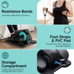 Beneath Desk Elliptical Machine,Electrical Elliptical Leg Exerciser for Se... - Image 5