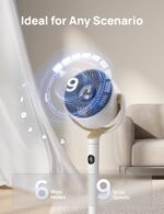 Dreo Good Fan for Bed room, 120° +120° Omni-Directional Oscillating Fa... - Image 5