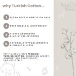 Pippa Teen Ladies & Girls's Seamless-Toe Turkish Cotton Crew Socks (4-P... - Image 6