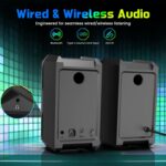 Laptop Audio system for Music and Gaming, DC Adapter Powered Audio system fo... - Image 5