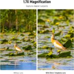 NEEWER HD 65mm Telephoto Telephone Digicam Lens with Lens Hood Just for 17m... - Image 3