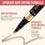 LAVONE Eyebrow Pen, 2-in-1 Eyebrow Pencils for Girls with 4 Tip Microb... - Image 4