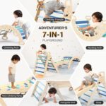 BlueWood Pikler Triangle Set 7in1 Foldable Child Climbing Toys Picket M... - Image 5