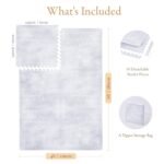 PopsyKosy Premium Child Flooring Play Mat - Thick & Cushioned 0.5 inch Pla... - Image 8