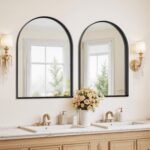 Arched Mirror 22"x30",Toilet Mirror, Wall Mounted Self-importance Mirror with... - Image 3