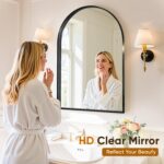 Arched Mirror 22"x30",Toilet Mirror, Wall Mounted Self-importance Mirror with... - Image 5