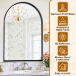 Arched Mirror 22"x30",Toilet Mirror, Wall Mounted Self-importance Mirror with... - Image 6