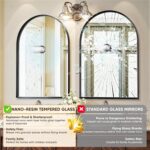 Arched Mirror 22"x30",Toilet Mirror, Wall Mounted Self-importance Mirror with... - Image 7