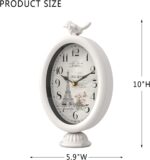 Classic Desk Clock with Hen, Desk and Shelf Decor Clock, French Pari... - Image 3