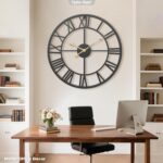 24 Inch Giant Outsized Farmhouse Fashionable Ornamental Wall Clock for Liv... - Image 9