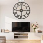 24 Inch Giant Outsized Farmhouse Fashionable Ornamental Wall Clock for Liv... - Image 10