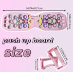 Push Up Board for Girls, 28 in 1 Push up Board Pink Exercise Tools ... - Image 3