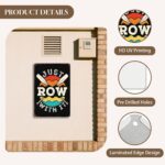 Humorous Simply Row with It Rowing Rower Crew Crew Oars Indicators Wall Decor Vi... - Image 5