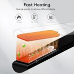 Nicebay 1” Titanium Flat Iron, Quick Heating Hair Straightener & Roller... - Image 8