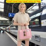 Canvas Tote Bag for Ladies,Ladies's Luggage Crossbody Luggage Work Laptop computer Tote... - Image 9