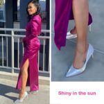 JENN ARDOR Ladies's Snug Stiletto Pumps 3 inch Elegant Beautiful ... - Image 4