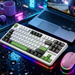 Aula F87 Professional Wi-fi Mechanical Keyboard, Tri-Mode Bluetooth/2.4G/USB... - Image 9