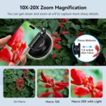APEXEL 10-20X Macro Lens for iPhone & Android Telephones | HD Images ... - Image 4