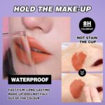 6 Colours Matte Liquid Lipstick Set for Ladies, Halloween Cosplay Goth M... - Image 5