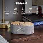 uscce Alarm Clock Bluetooth FM Radio: 10W Stereo Sound Speaker - Quick ... - Image 3