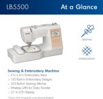 Brother LB5500 Combo Stitching & Embroidery Machine - Image 3