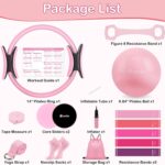 Hoedia Pilates Package for Girls, Pilates Tools Ring and Ball Set with... - Image 3