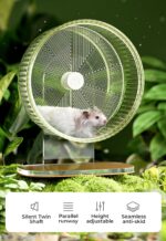 Tremendous-Silent Hamster Train Wheel: Silent Spin Toys Hamster Working ... - Image 5