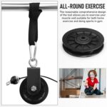 Vaguelly Pulley Wheels Cable Pulley Alternative for Dwelling Health club,4.1inch/3... - Image 4