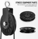 Vaguelly Pulley Wheels Cable Pulley Alternative for Dwelling Health club,4.1inch/3... - Image 6