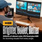 Westinghouse 24 Inch Monitor, 1080p Full HD IPS Laptop Display, 120Hz... - Image 3